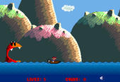 Super Mario auf dem Wasser