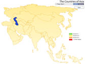 Länder in Asien