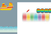 Bunte Luftblasen