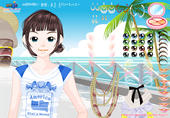 Make-up zum Strand