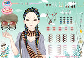Make-up für das Rebel Girl