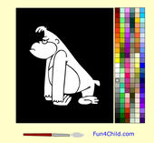 Malbild Gorilla
