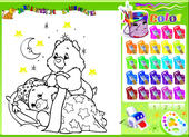 Malbild Teddybär