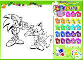 Malbild Sonic